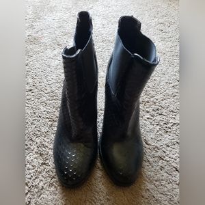 AGL Snakeskin leather boots 38.5